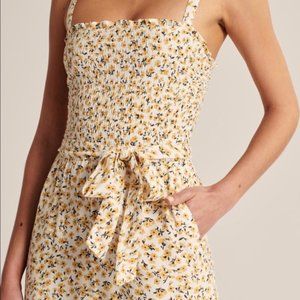 Abercrombie Smocked Jumpsuit